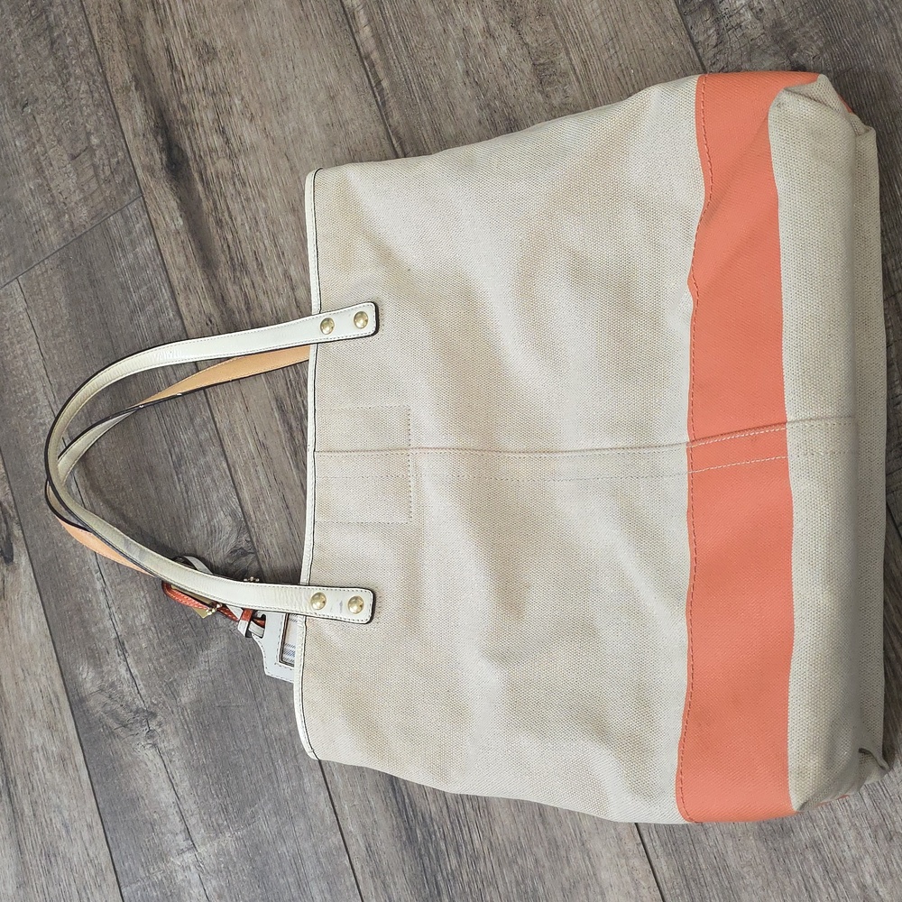 Coach Pierre Le Tan 14962 Umbrella Canvas Tote Shoulder Bag Embellished - Picture 8 of 16